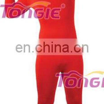 Child Red Zentai Full Body Suit