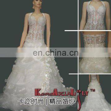 EB719Noble Charming Sweetheart Neckline Two Pieces Sexy Wedding Dress