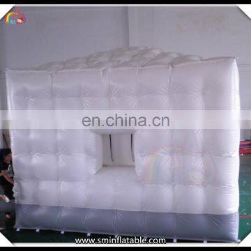 Durable inflatable air camping tent, inflatable cube bubble house for event