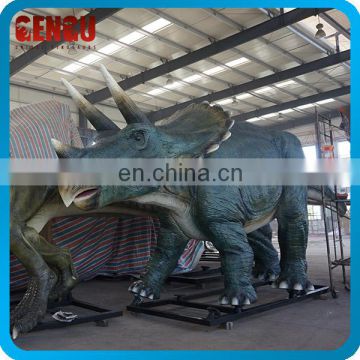 Playground Equipment Handmade Natural Size Fiberglass Dinosaur