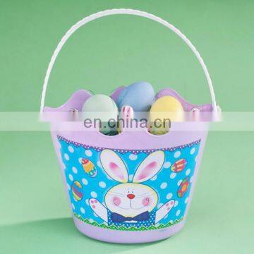 eater party rabbit design plastic buckets