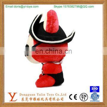 Cute plush toys soft plush pirate doll