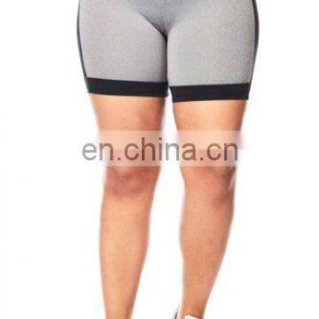 plus size women apparel gym wholesale spandex sports running shorts