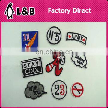 2016 Iron on Patches for Clothing, Custom Embroidery Patches for Shirts,iron on Football Patches photo-2