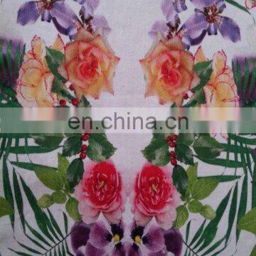 New Style Digital Printed Cotton Spandex Fabric Customer's Design Fress Sample For Garment photo-5