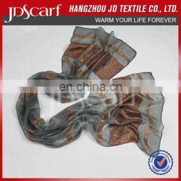 High quality new design for women zebra cashmere scarf