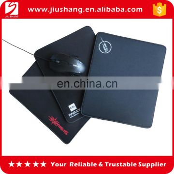 OEM logo overlock polyester fabrics rubber mouse pad