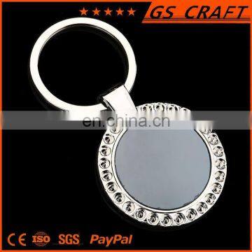 casting alloy metal keychain with ink filled for different logo and shape