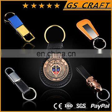 Cheap factory direct sale handmade leather keychain