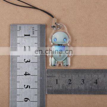 Custom robot keychain ,plastic keychain,Robot shaped plastic keychain