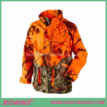 camouflaged waterproof shooting hunting jacket