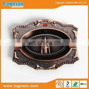 High Quality Turkey Souvenir Antique Copper Custom Metal Cigar Ashtray