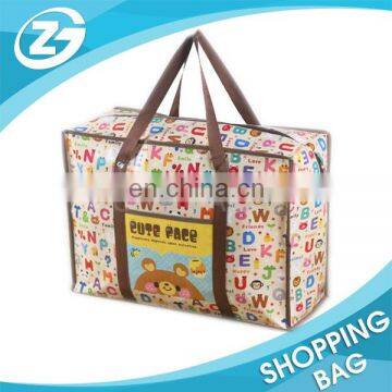 Wholesale Reusable High Quality PP Woven Zipper Storage Bag