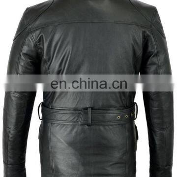 Top Quality Genuine Cow Hide Super Soft Leather Motorcycle Jacket photo-5