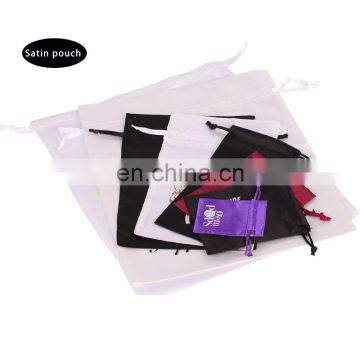 Cheap Silk Drawstring Satin Bag With Logo Printing ,Gift Satin Bag photo-2