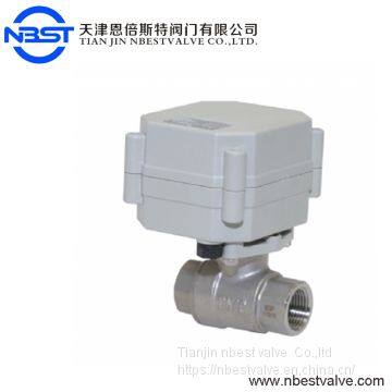 Dn20 3/4'' 2 Way Motorized Ball Valve With Electric Actuator photo-2