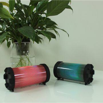 Mini Bluetooth Bazooka Speaker USB & TF Card Input Portable Audio Player With Colorful LED Light photo-2