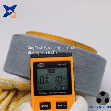 Conductive Carbon Light Grey Polyester Fiber Filaments Yarn for ESD Gloves Dyeable Anti Static Gloves-XTAA191 photo-4