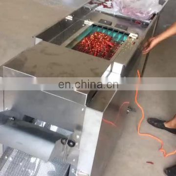 2019 newest type factory sale  pepper chilli stem cutting and moving machine fresh dry pepper chilli cutting machine