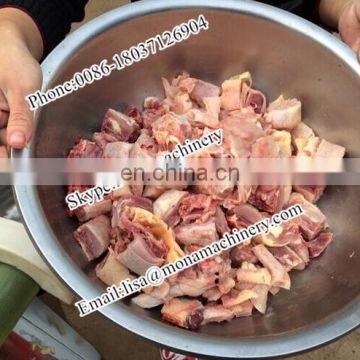 Easy operate chicken chopping machine