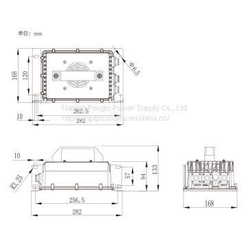 2kw Series Portable Battery Charger With CAN Control EV Battery Charger Output 24V50A photo-2
