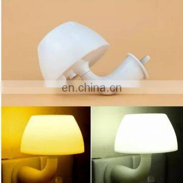 Upgraded Automatic Light Sensor Sound Sensor Control Night Light Mini 220v UK US EU Plug Led Night Lamp Light photo-3