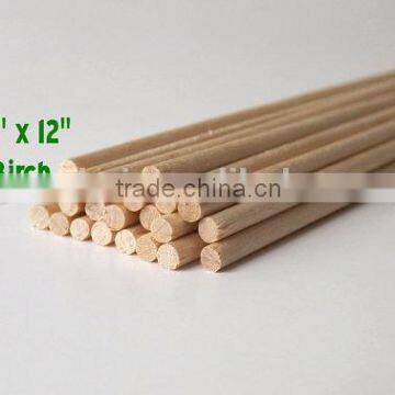 Custom made wooden dowels,wood stick