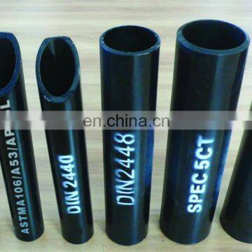 Hot Rolled Black Painting Erw Steel Black Pipes photo-5