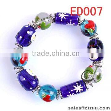 China Online Shopping Green Glass Bead Bracelet photo-5