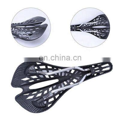 Carbon Fiber Black Road Bike Comfortable Bicycle Rear Seat