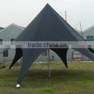 2016 NEW fashion black Star tent with custom logo shaped for exhibition party