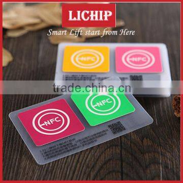 LC-N08 RFID NTAG203 13.56Mhz NFC card Tag Label