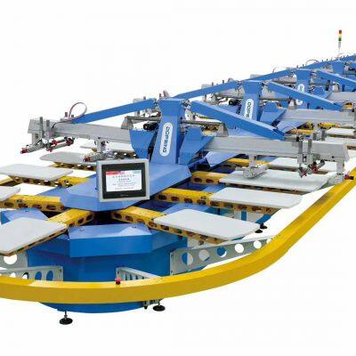 China Factory T Shirt Oval Screen Printing Machine t- Shirts Silk Screen Printer Printing Equipment photo-2