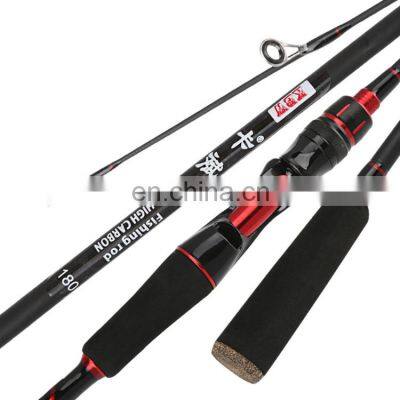 2 Sections Saltwater Fishing Tackle Carbon Spinning Casting Fishing Rod Hard Carbon Fishing Rods