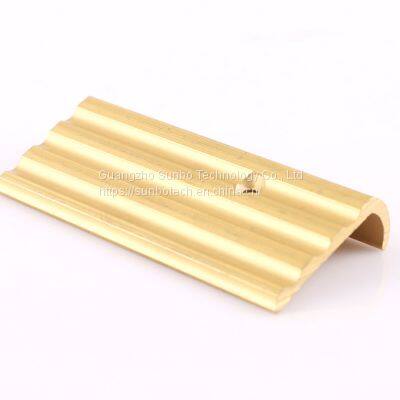 China Supplier Anti Slip Stair Part Brass Profile For Brass Stair Nosing