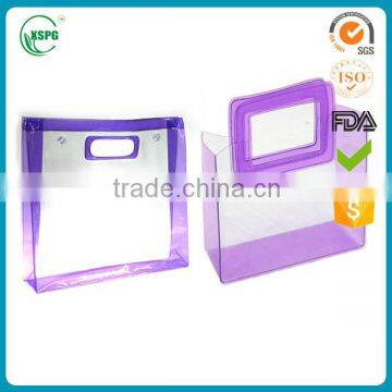 Economic pvc bag transparent handle