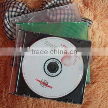 5.2mm single black plastic dvd cover/paper products