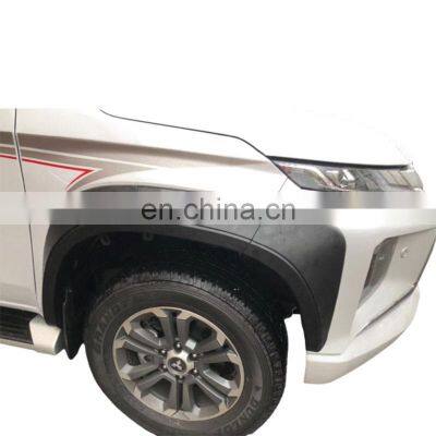 Dongsui Plastic Fender Flares Car Wheel Arch Fender Flares for Mitsubishi Triton 2019