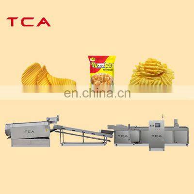 automatic fried puffed food bugles snack production line