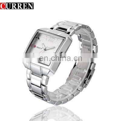 CURREN 8132 Sports Watches Quartz Analog Man Business Quality All Steel Watch 3 ATM Waterproof Watch