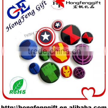 Customized badge pin supplier ,lovely tin button badge for lover