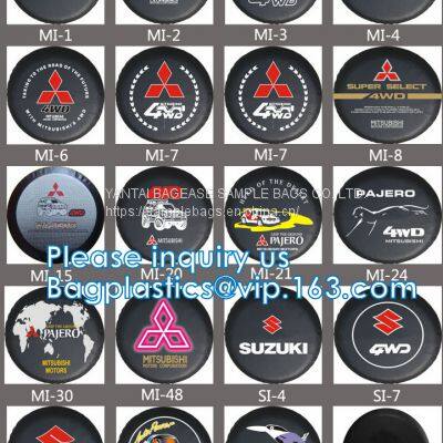 Custom Car Wheel Spare Wheel Cover Tyre, Spare Tire Cover, PVC, PU, Oxford, Nylon, Pajero Spare Tire Cover photo-4