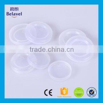 Food grade cheap pudding jar plastic lid transparent plastic milk bottle caps                        
                                                Quality Choice