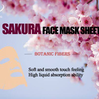 Sakura Face Mask Sheet Or Facial Mask Fabric