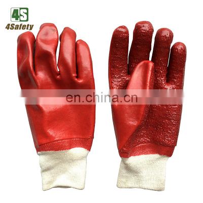 4SAFETY PVC Red Latex Work Gloves Manufacturer