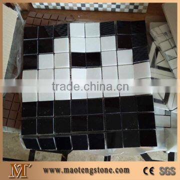 Cube size Stone mosaic with Mesh-back