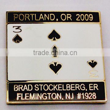 custom lapel pins metal lapel pin poker lapel pins