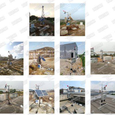 PC-4 Environment Sensor for PV Power Plant-Weather Station, Wind Speed, Solar Radiation, Atmospheric Pressure, Rainfall