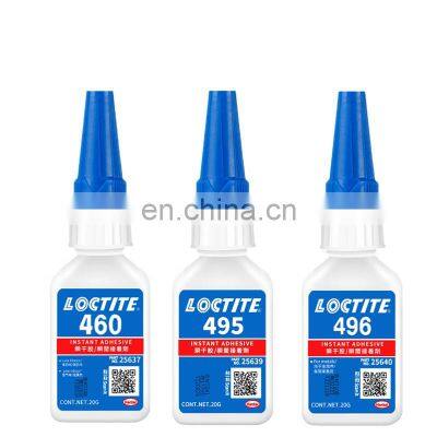 20g Loctiter 460 495 496 Instant Dry Super Glue No Whitening No Smell Plastic Wood Rubber Metal Universal Transparent Adhesive