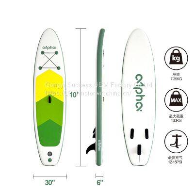 Inflatable Stand Up Paddle Board SUP Board Surfboard Water Sport Surf Set with Paddle Board Tail Fin Foot Rope Inflator